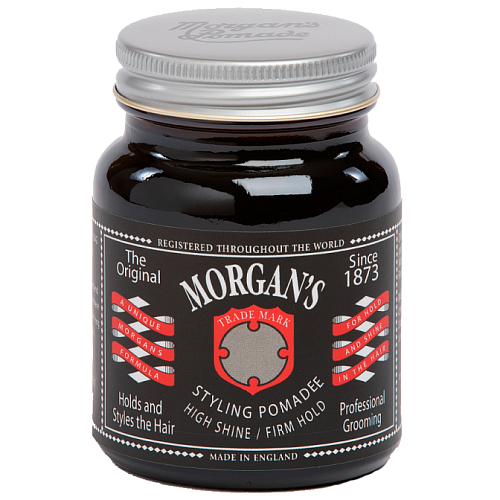 Помада для укладки волос сильной фиксации - Morgan’s Styling Pomade High Shine/Firm Hold (Black Label)
